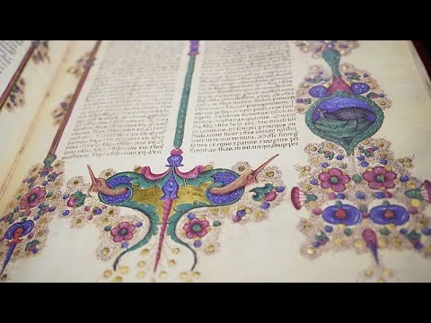 Rare 15th-century illuminated Bible goes on public display for Vatican Holy Year