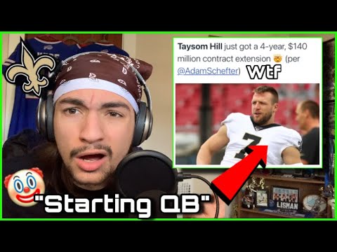 The Saints think Taysom Hill is an NFL QB and it is HILARIOUS