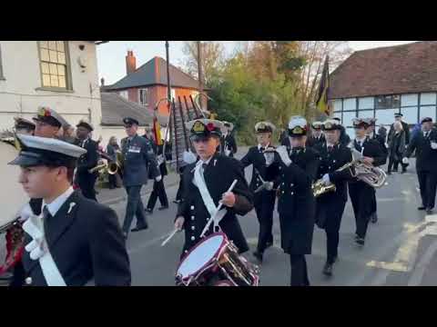 LEO ROBINSON - Pangbourne College - Marching Band - Remembrance Sunday 2022