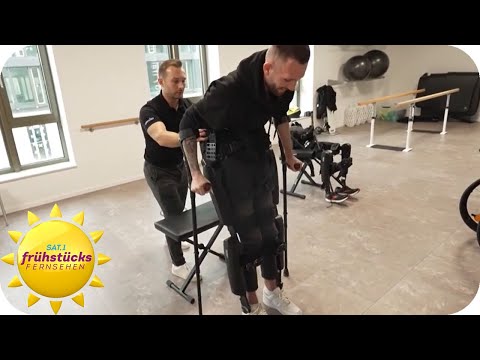 Nach Horror Unfall - Jadons erste Schritte in ein neues Leben | SAT.1 Frühstücksfernsehen