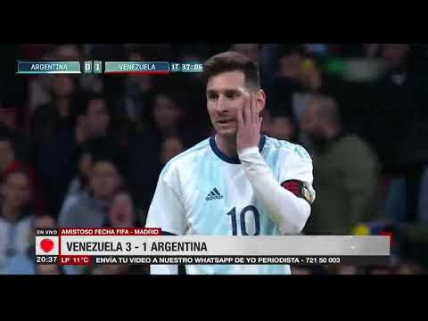 FIFA Friendly: Venezuela 3-1 Argentina