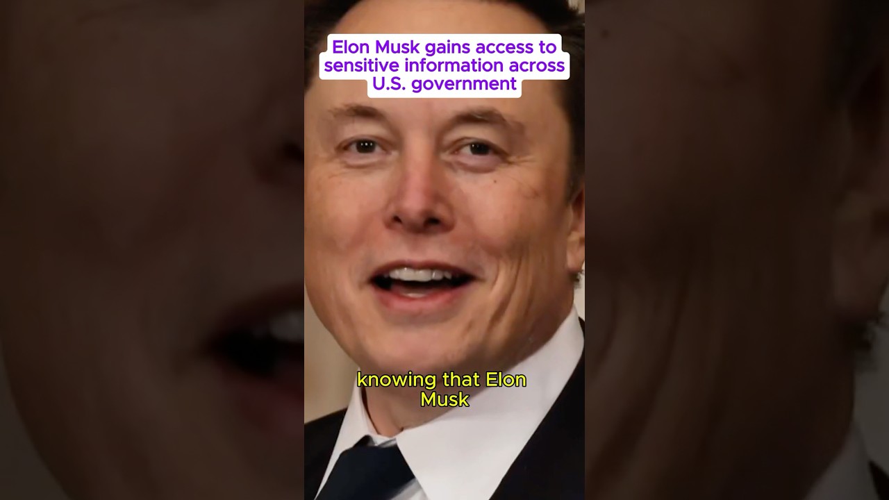 Elon Musk gains access to sensitive information across U.S. government