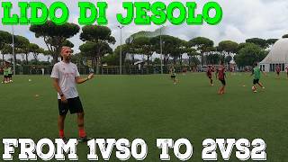 Esercitazione tecnica a Jesolo Lido | AC Milan Academy Camp