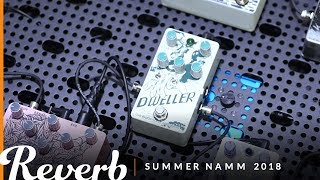 Video thumbnail for Old Blood Noise Endeavors Dweller Phase Repeater | Reverb at Summer NAMM 2018 by Reverb