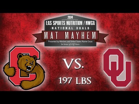 197 Travis Rutt v Jace Bennett - 2014 EAS / NWCA D1 National Duals - [CORN vs OU]