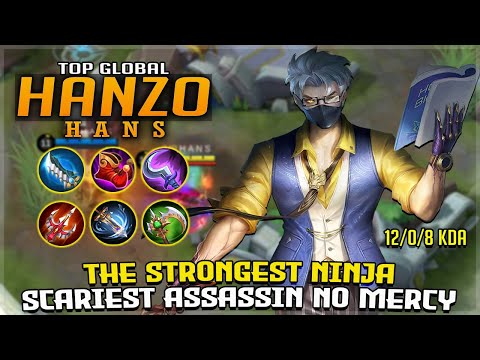 The Strongest Ninja! Hanzo Best Build 2020 | Gameplay by Top 1 Global Hanzo - HANS | Mobile Legends