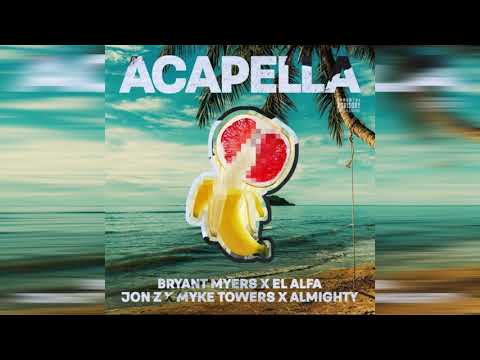 Bryant Myers Ft. El Alfa  Jon Z  Myke Towers y Almighty - Acapella (Audio Official)