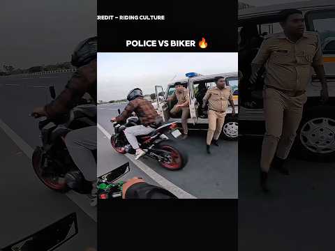 Police vs Biker 🔥 Z900 Bike #shorts #rider #bikerider #motovlog #viralvideo #superbike #zx10r #bike