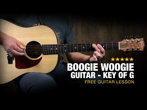 Boogie Woogie Guitar Lesson - Key of G