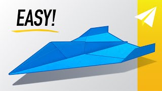 FLIES 150+ Feet!!! How to Make an Easy Jet Paper Airplane that Flies REALLY Far — Starshot