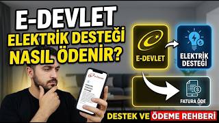 HER ŞEY DEĞİŞTİ! Sosyal Yardım Elektrik Desteği E-devlet Üzerinden Nas