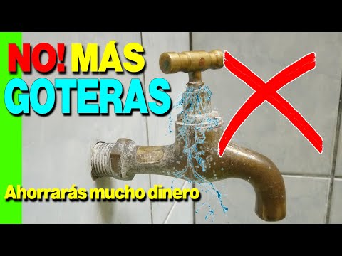 Cómo ARREGLAR  CAÑOS de agua /Elimina las goteras  y ahorra dinero