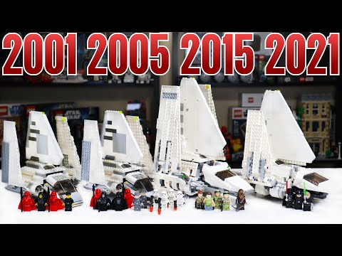 LEGO Star Wars IMPERIAL SHUTTLE Comparison! (7166, 7264, 75094, 75302 | 2001, 2005, 2015, 2021)
