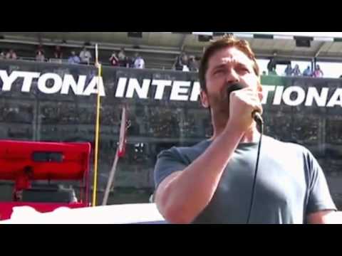 Jimmy _ Gerard Butler and Jimmy Compare NASCAR Grand Marshal Skills