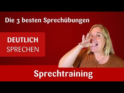 Sprechtraining - Die drei besten Sprechübungen