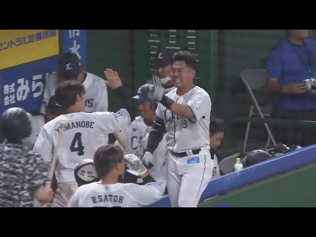 【ファーム】パワー!! ライオンズ・蛭間拓哉 ライトスタンドへ先制のソロホームラン!!   2023年7月21日 埼玉西武ライオンズ 対 北海道日本ハムファイターズ