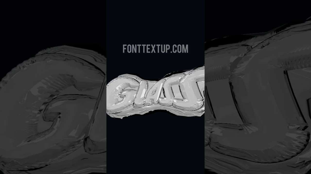 Glass font design maker fonttextup