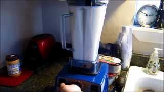 How to make soymilk with your blender or vitamix!  Easy DIY soy milk with Blendtec