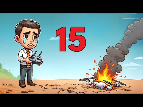 Drone Crashes 15 - Plastic Burns REAL good
