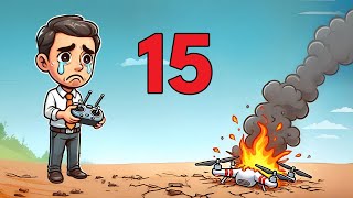 Drone Crashes 15 - Plastic Burns REAL good