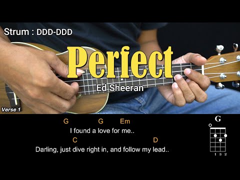 Perfect - Ed Sheeran - Ukulele Chords Tutorials (Play Along)