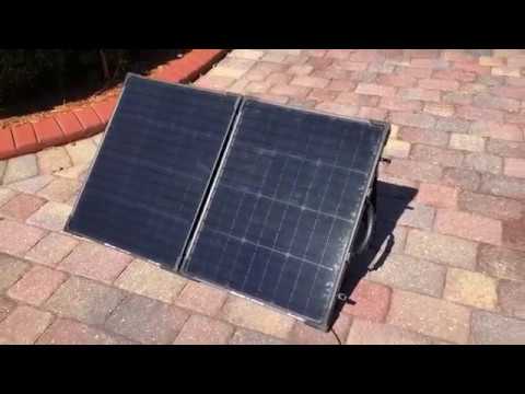 Goal Zero Boulder 100 Briefcase, 100 Watt Monocrystalline Solar Panel Yeti 1250 Generator