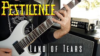 Pestilence - Land of tears, guitar cover + Mameli &amp; Uterwijk solos