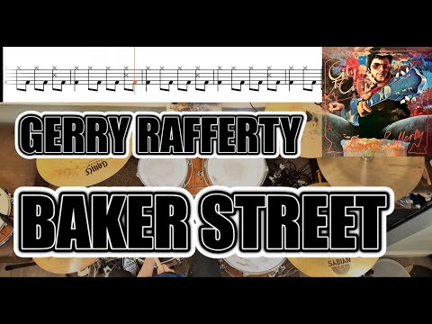 Gerry Rafferty - Baker Street - Drum Cover With SHEET MUSIC