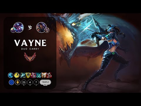Vayne ADC vs Draven - EUW Grandmaster Patch 13.22