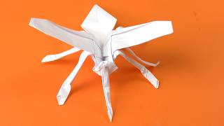 Fold This Amazing Paper Mosquito | Realistic Origami Challenge | DIY Insects