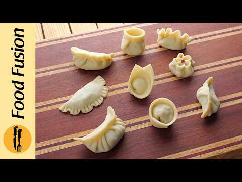 How to Wrap a Dumpling/Wonton - Styles and techniques Recipe By Food Fusion