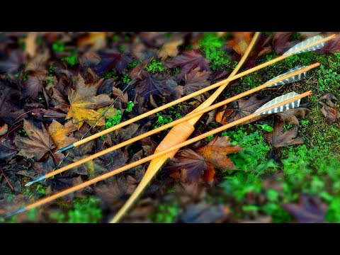 How to Make Homemade Target Arrows with Turkey Feathers and a Hand Forged Arrowhead plus Can Forge