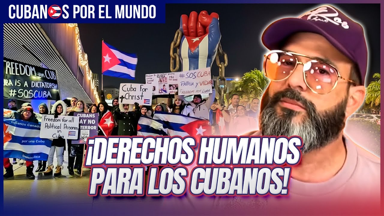 Del Versailles al mundo: cubanos alzaron la voz por los Derechos Humanos en todos los continentes