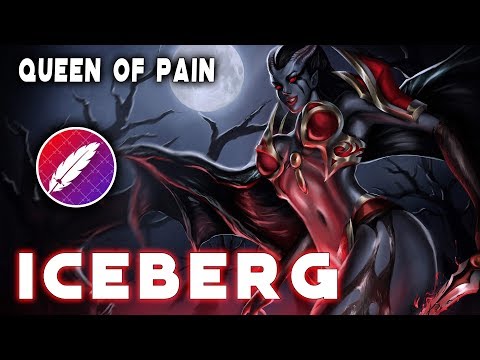 Iceberg | Queen of Pain | 17/1/7 | Dota 2 Full Gameplay