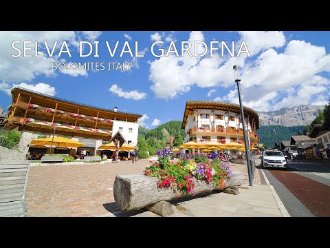 SELVA DI VAL GARDENA ITALY 🇮🇹 -The Most Beautiful Village In The Heart Of The Dolomites 8K