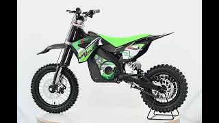 Dirt bike elettrica per bambini 1000 W | Beneo Motors Gazelle Verde | Per bambini di 6–10 anni | Lim
