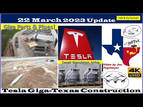 Prod Ramp Clues, Casting Deliveries & South End Changes! 22 March 2023 Giga Texas Update (07:35AM)