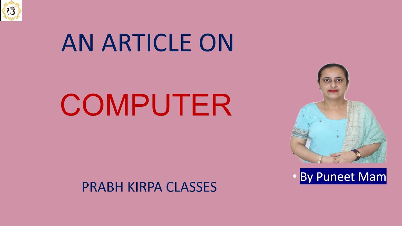 An article on Computer
