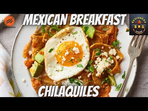 Classic Mexican breakfast on blackstone griddle - Mexican food recipe