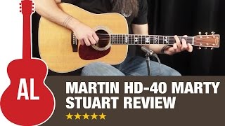 Video thumbnail for Martin HD-40 Marty Stuart Review by Acoustic Letter