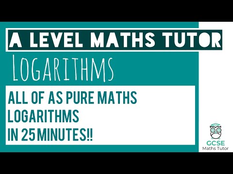 All of Logarithms in 25 Minutes!! | Chapter 14 (Part 1) | A Level Pure Maths