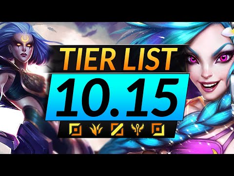 NEW Patch 10.15 TIER LIST - BEST Champions to ABUSE of Every Role - League of Legends Meta Guide