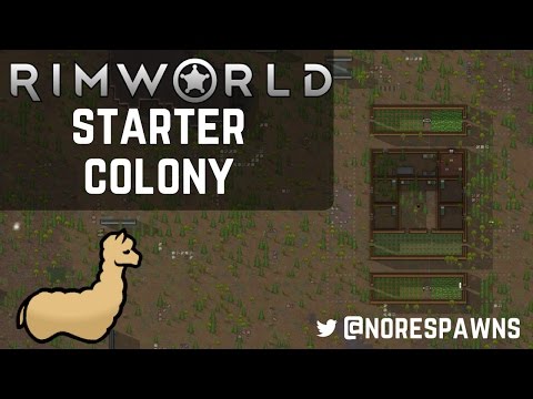 RimWorld Guide - Efficient & Decent Looking Starting Colony