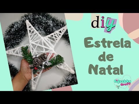 Como Fazer Estrela de Natal - Diy Enfeite de Natal