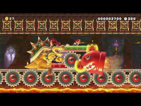 迫り来るクッパから逃げよう!! Chased by koppa! ! by ☆ゆいと☆Z - Super Mario Maker 2 - No Commentary 1bw