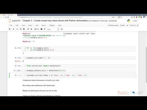 Python Tips Tricks and Techniques Never Get KeyError with defaultdict Data Structure|packtpub com