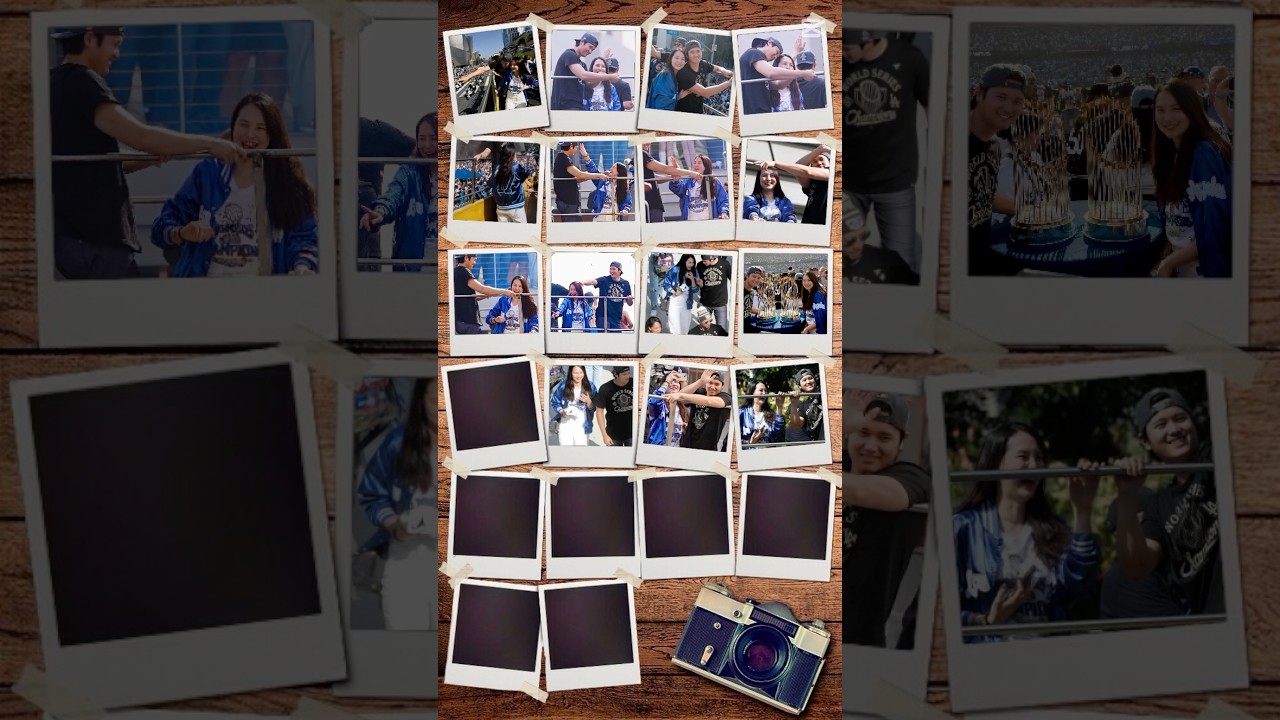 大谷翔平と真美子さん｜優勝パレードの思い出フォトコレクション✨