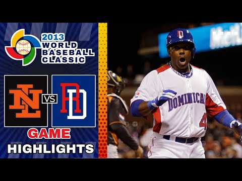 Netherlands vs Dominican Republic | Semifinals | 2013 World Baseball Classic