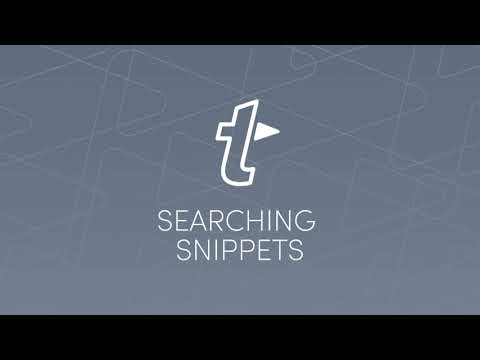 Searching Snippets: Finding Your TextExpander Snippets Quickly and Easily