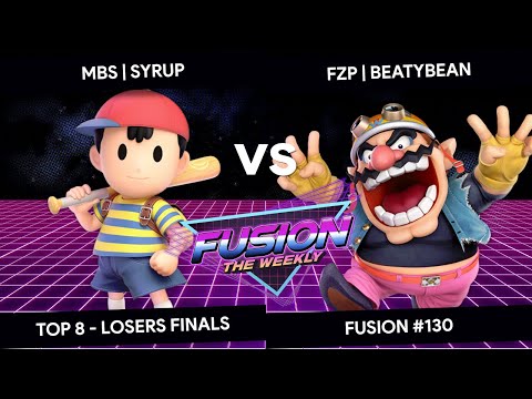 Fusion #130 - Syrup (Ness) vs BeatyBean (Wario) - Top 8 - Losers Finals